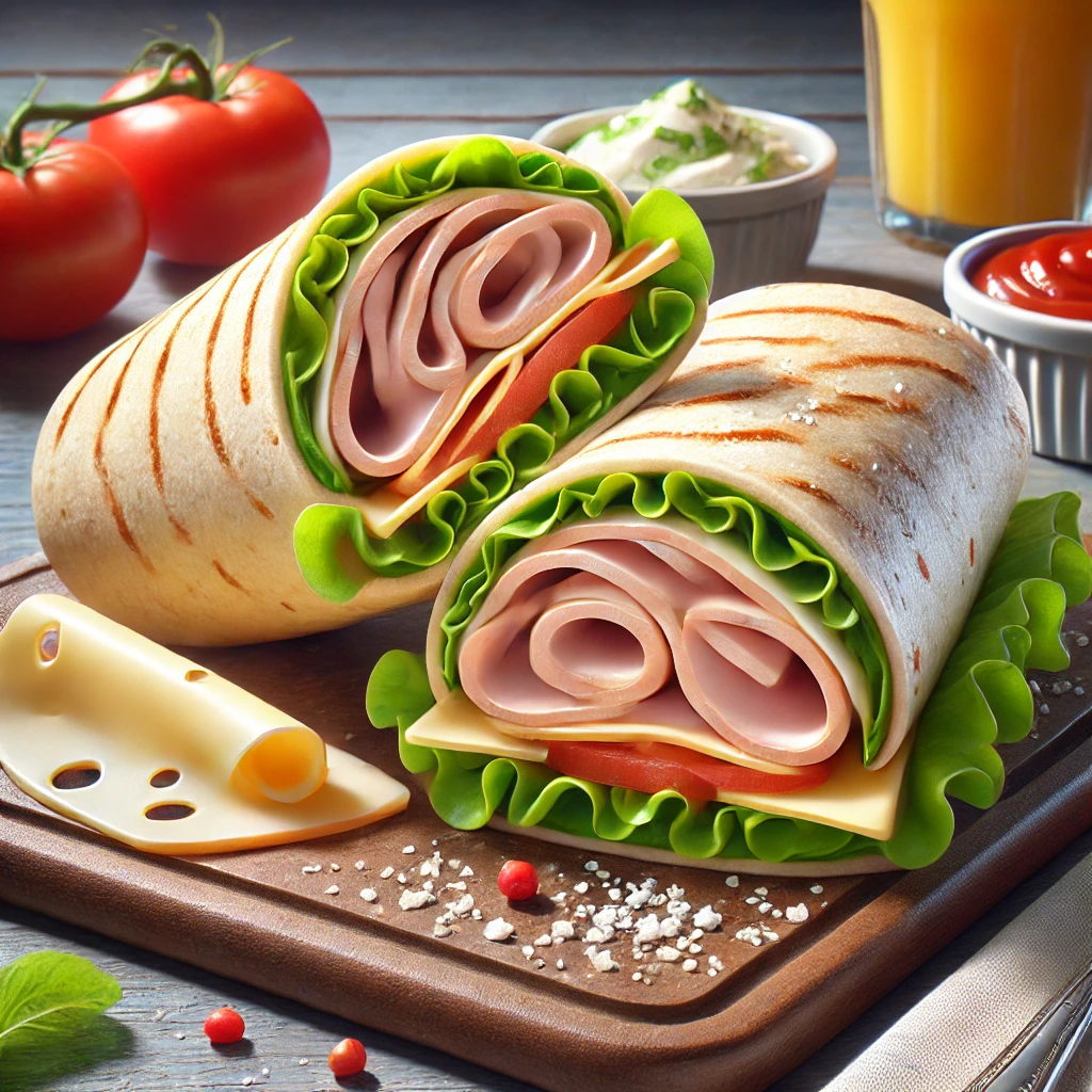 Turkey and Cheese Wrap